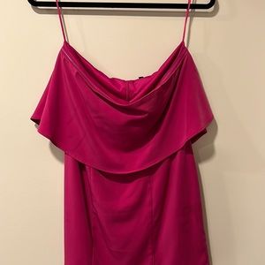 Express pink strapless dress- worn once